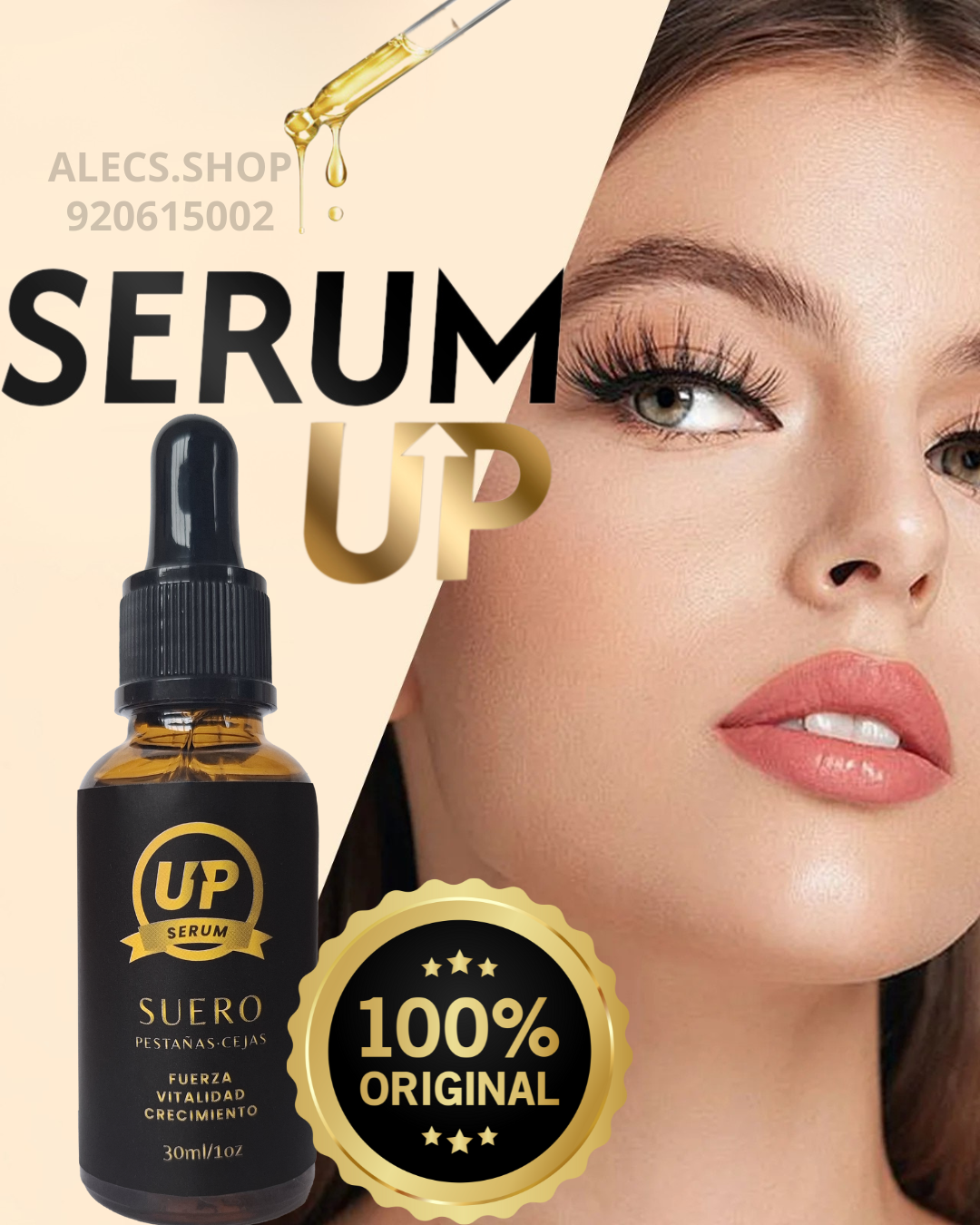 SERUM UP - PARA PESTAÑAS Y CEJAS