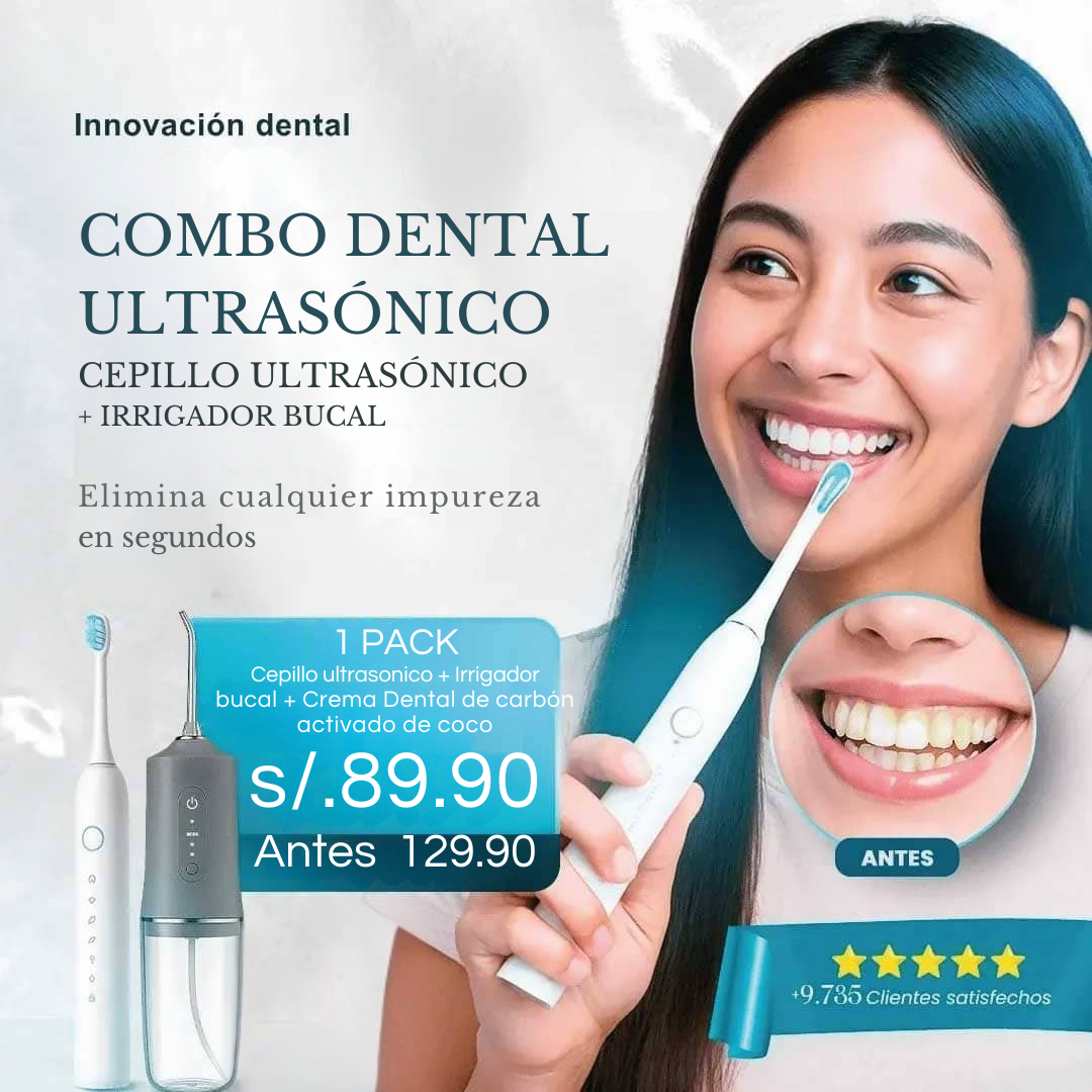 PACK BUCAL IRRIGADOR + CEPILLO ULTRASONICO