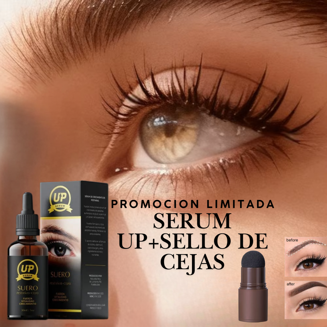 SUERO PARA PESTAÑAS + SELLO PARA CEJAS MAKEUP