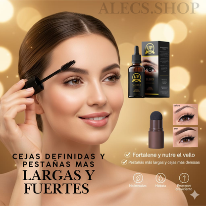 SUERO PARA PESTAÑAS + SELLO PARA CEJAS MAKEUP